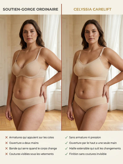 Soutien-gorge d'allaitement CareLift™ | Bretelles ouvrables d'une seule main, sans armature