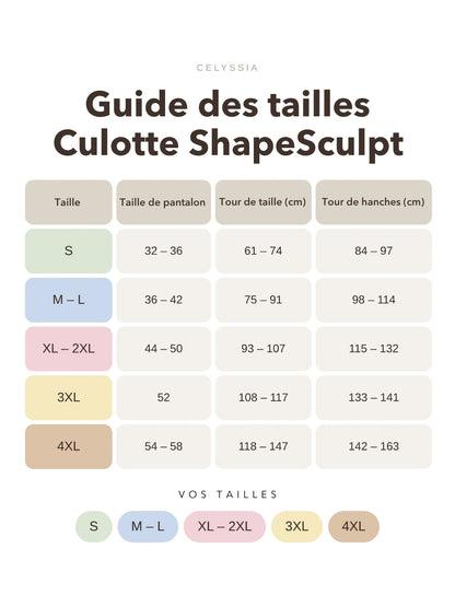 Culotte ShapeSculpt™ | Silhouette affinée, confort toute la journée
